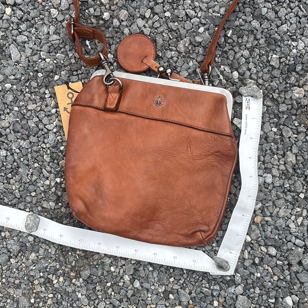 Brown Leather Crossbody Bag
